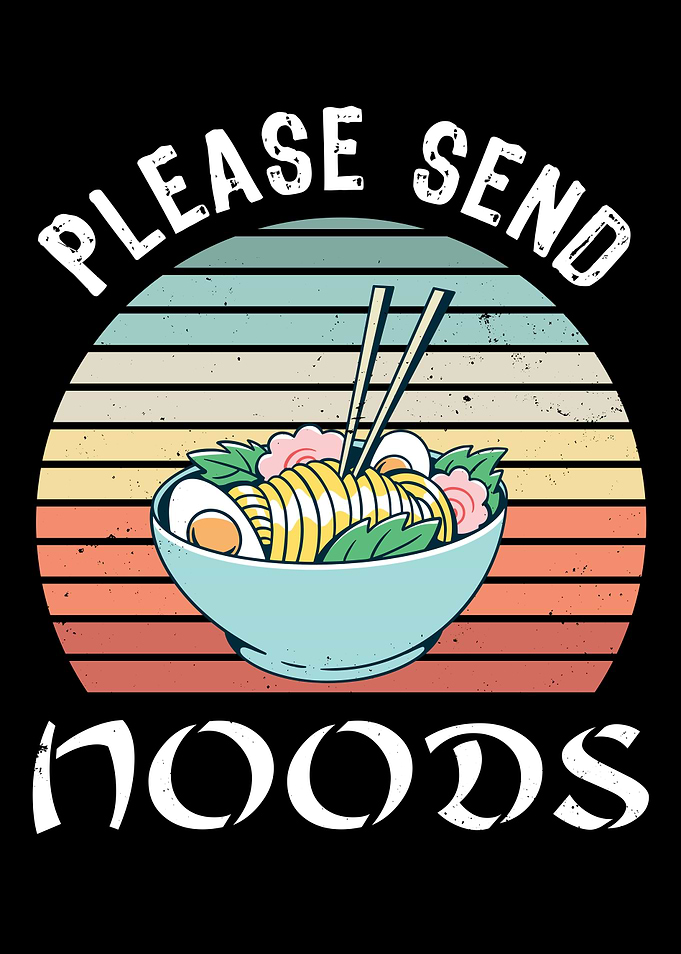 Ramen Sunset Funny Noods
