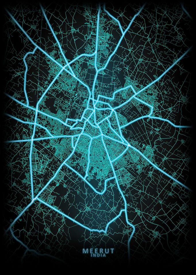 Meerut India City Map