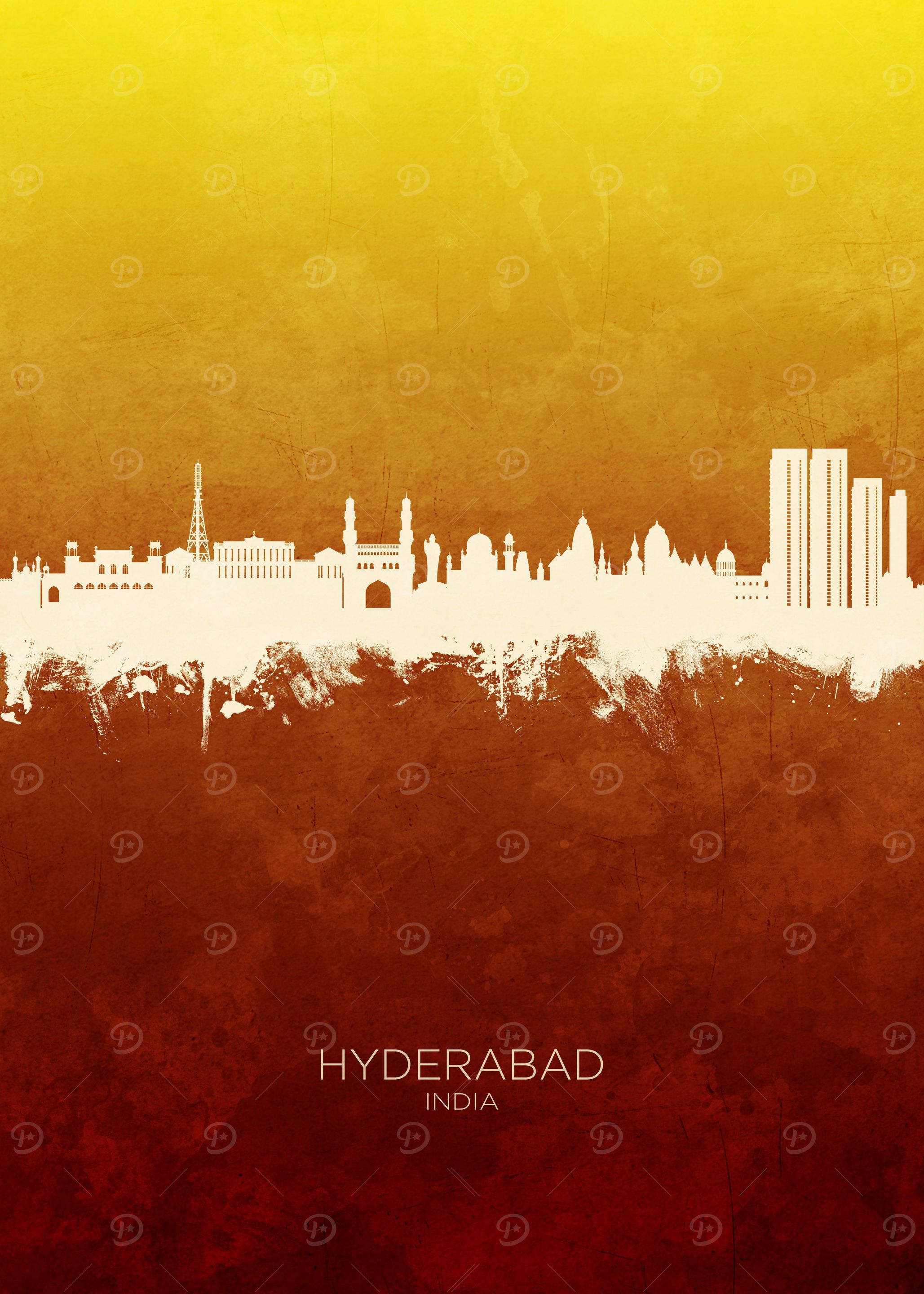 Hyderabad Skyline India