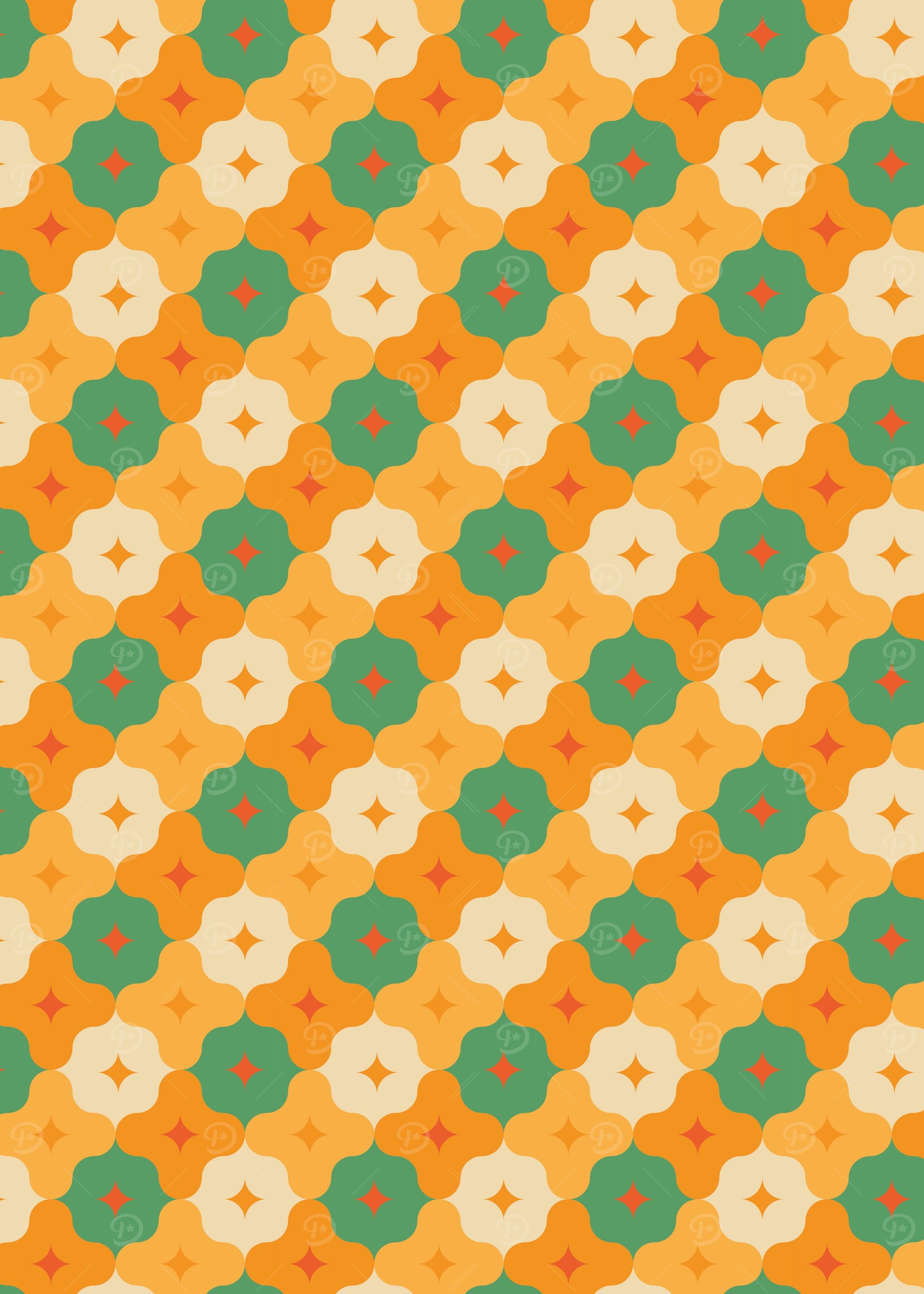 Colorful Retro Pattern 15