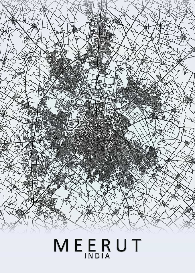 Meerut India City Map