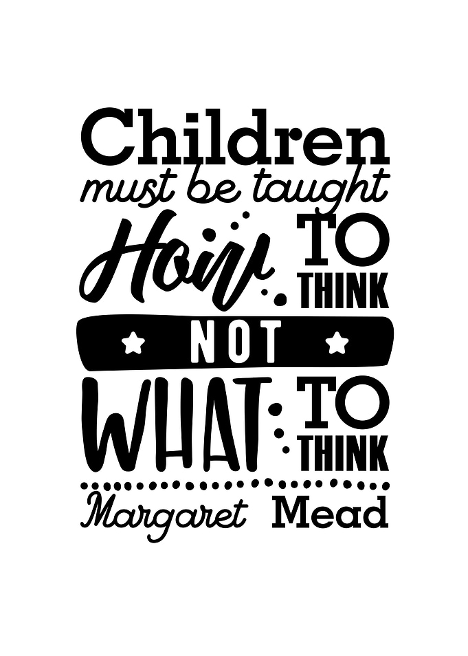 Children Must be taught