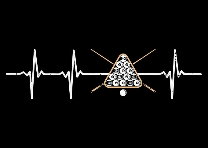 Billiard Heartbeat Design