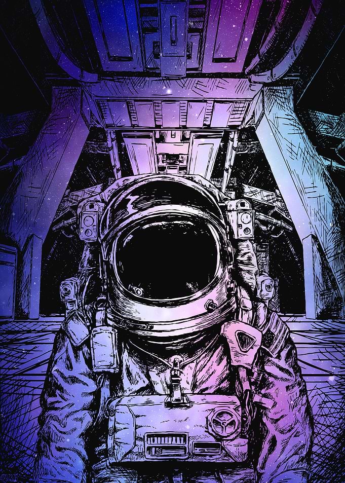 Space Spaceman Rocket