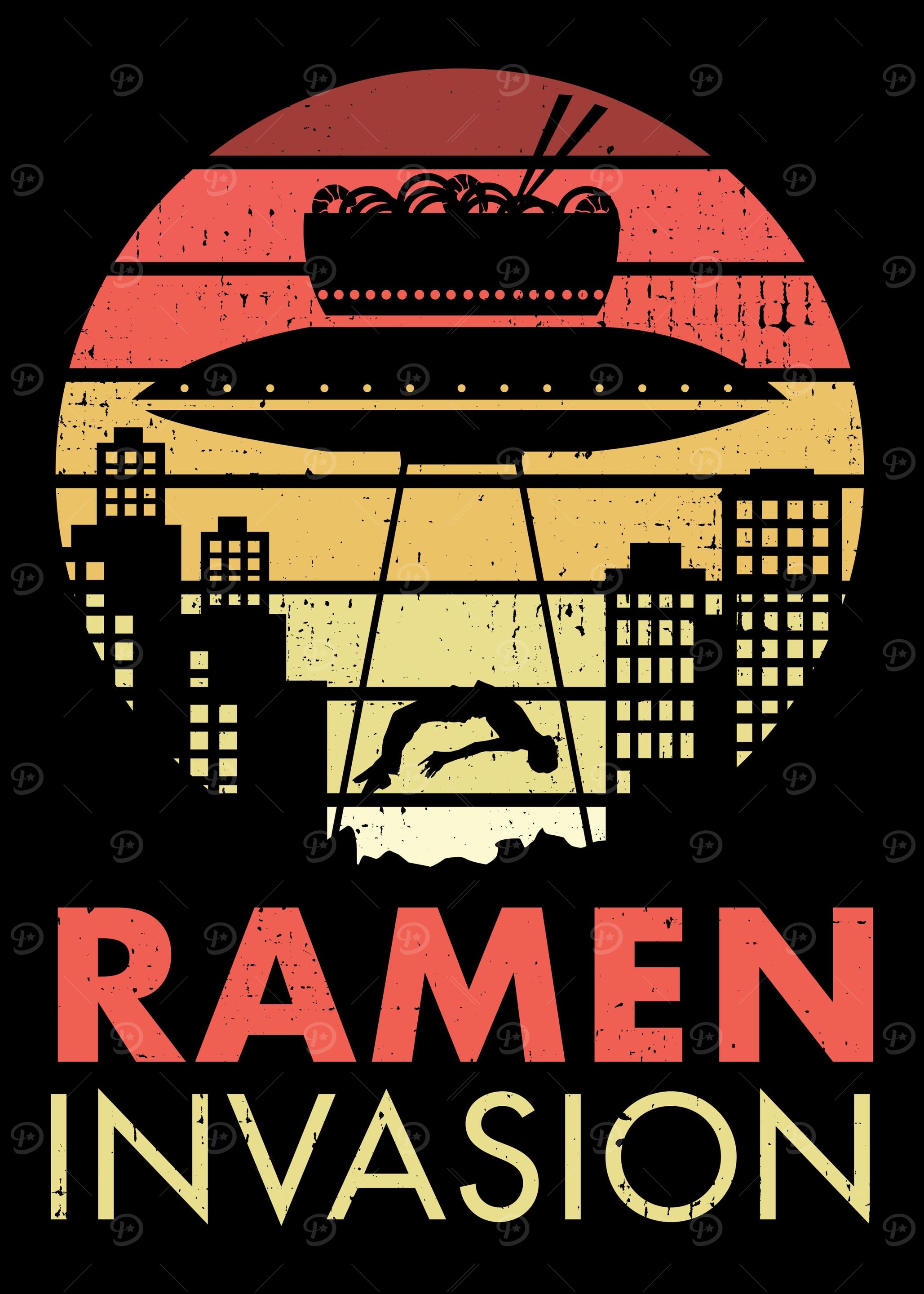 Ramen Invasion Alien Ufo