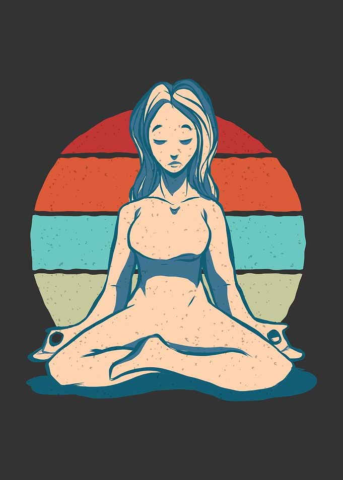 Aesthetic Retro Yoga
