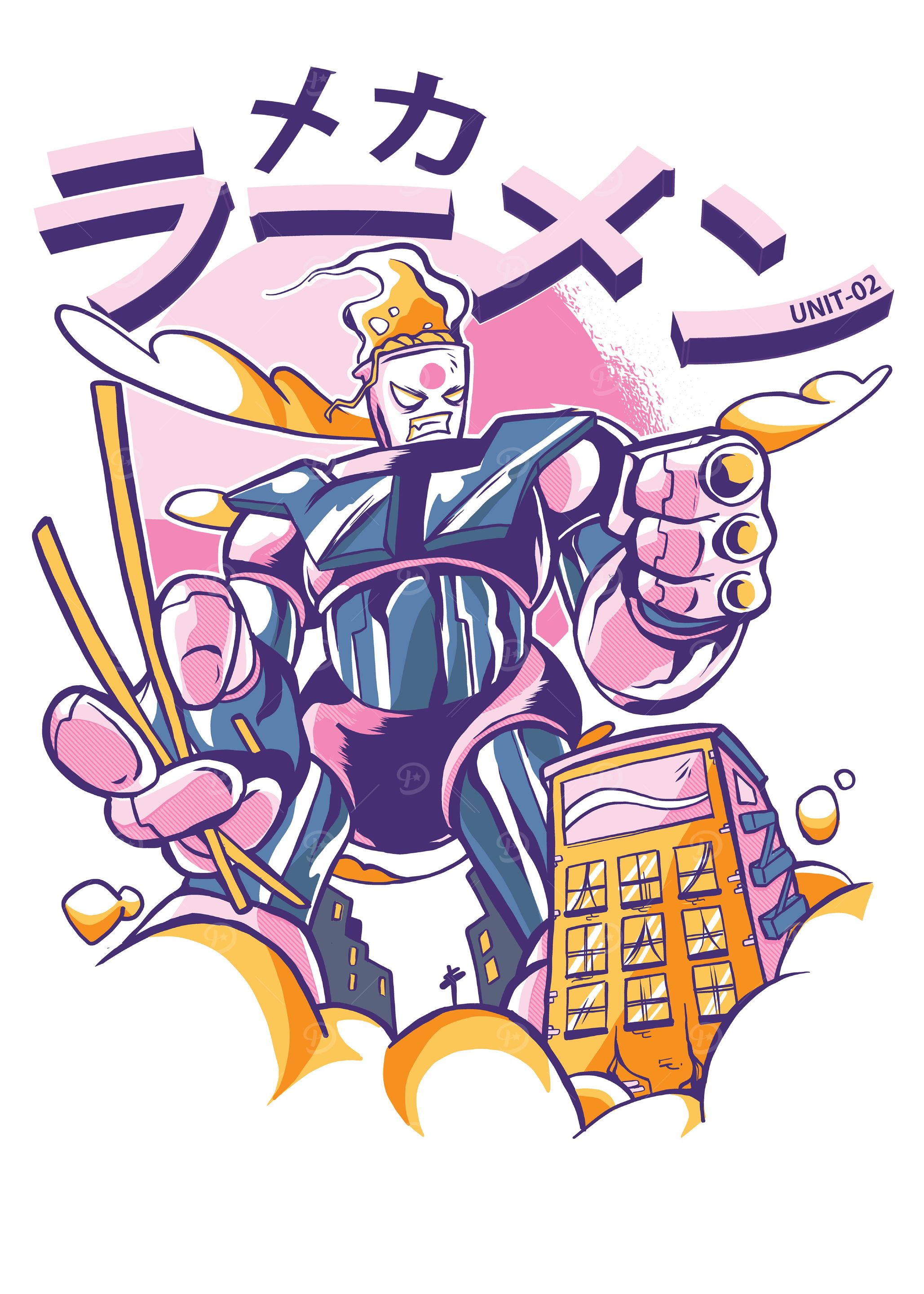 Ramen Mecha Robot