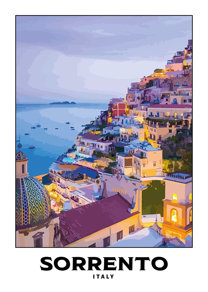 Sorrento Travel Poster
