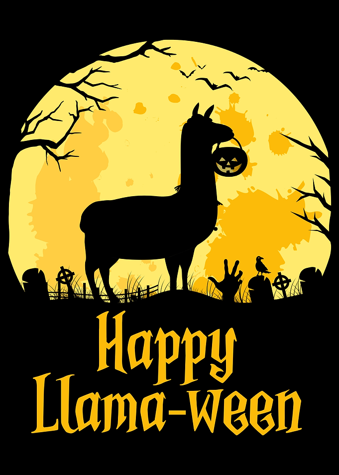 Happy Llamaween Funny