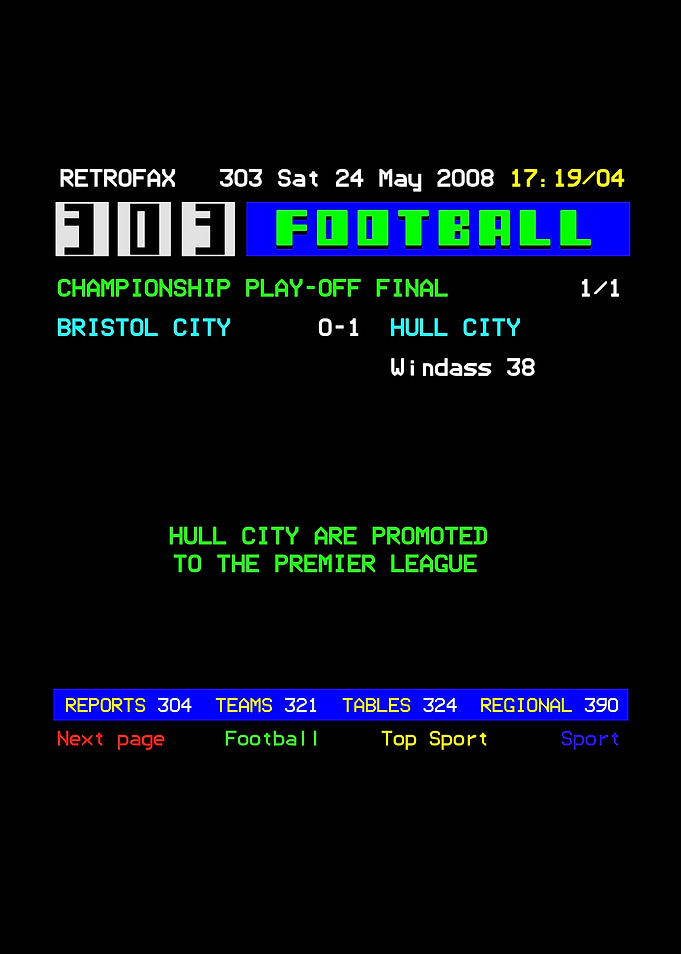 2008 Play Off Final