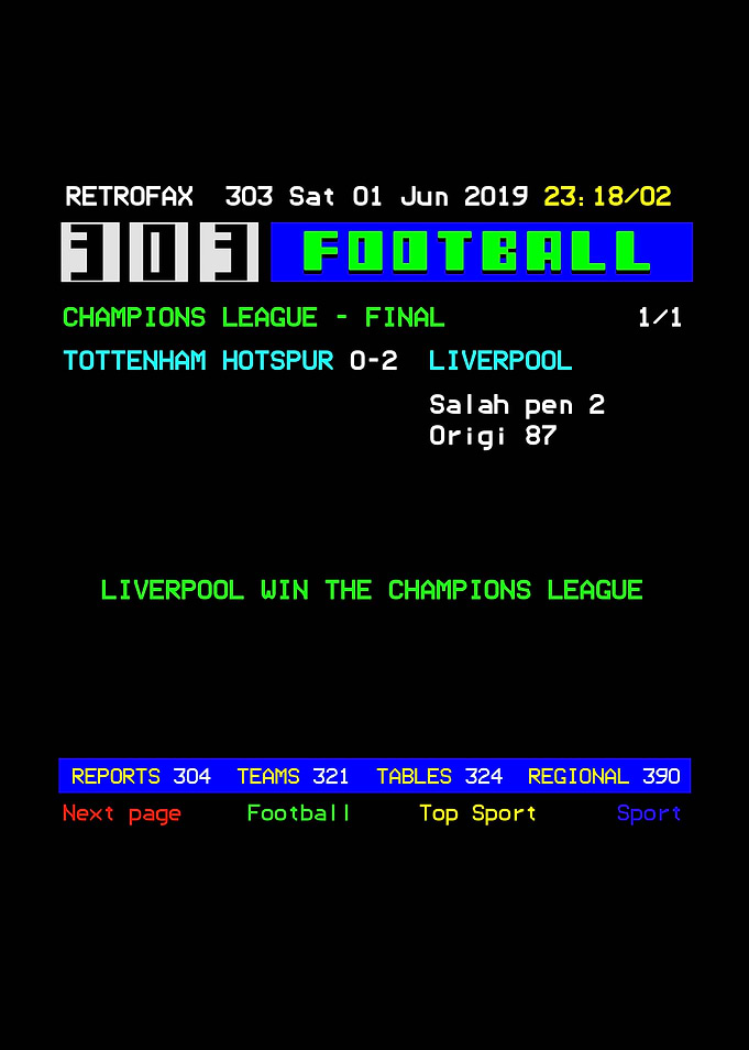 2019 European Cup Final