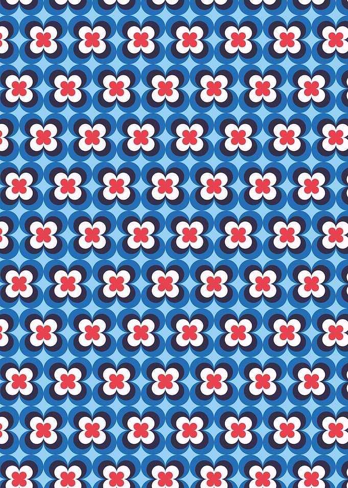 Colorful Retro Pattern 19