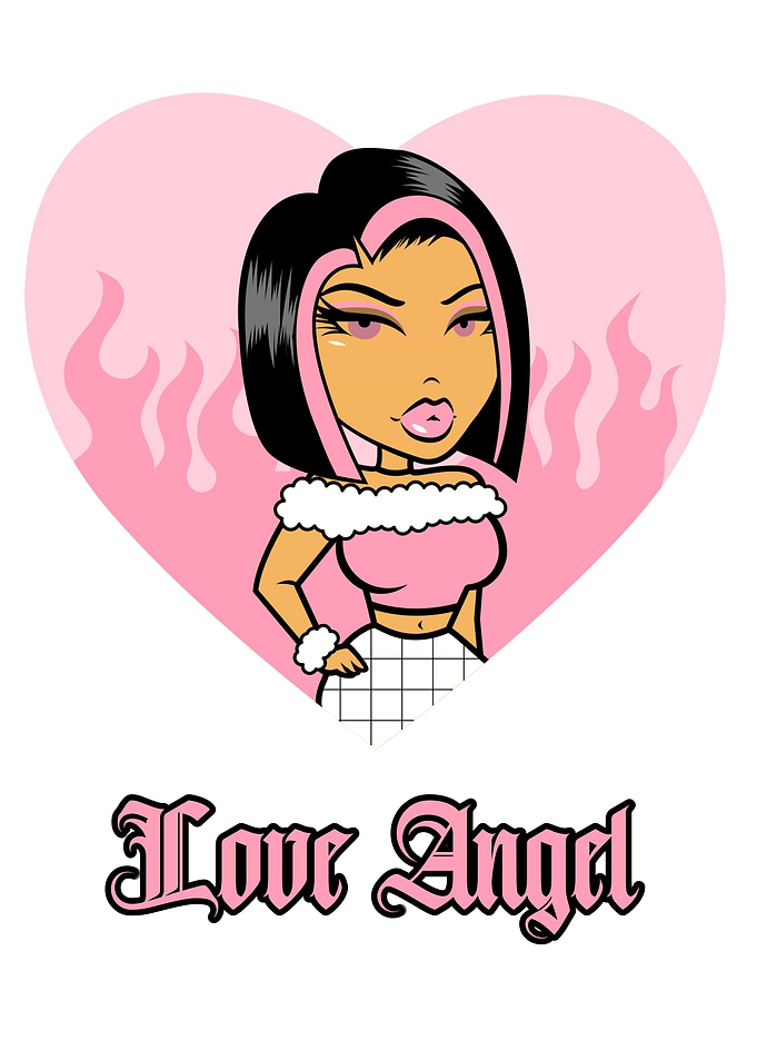 Sexy Love Angel Girl