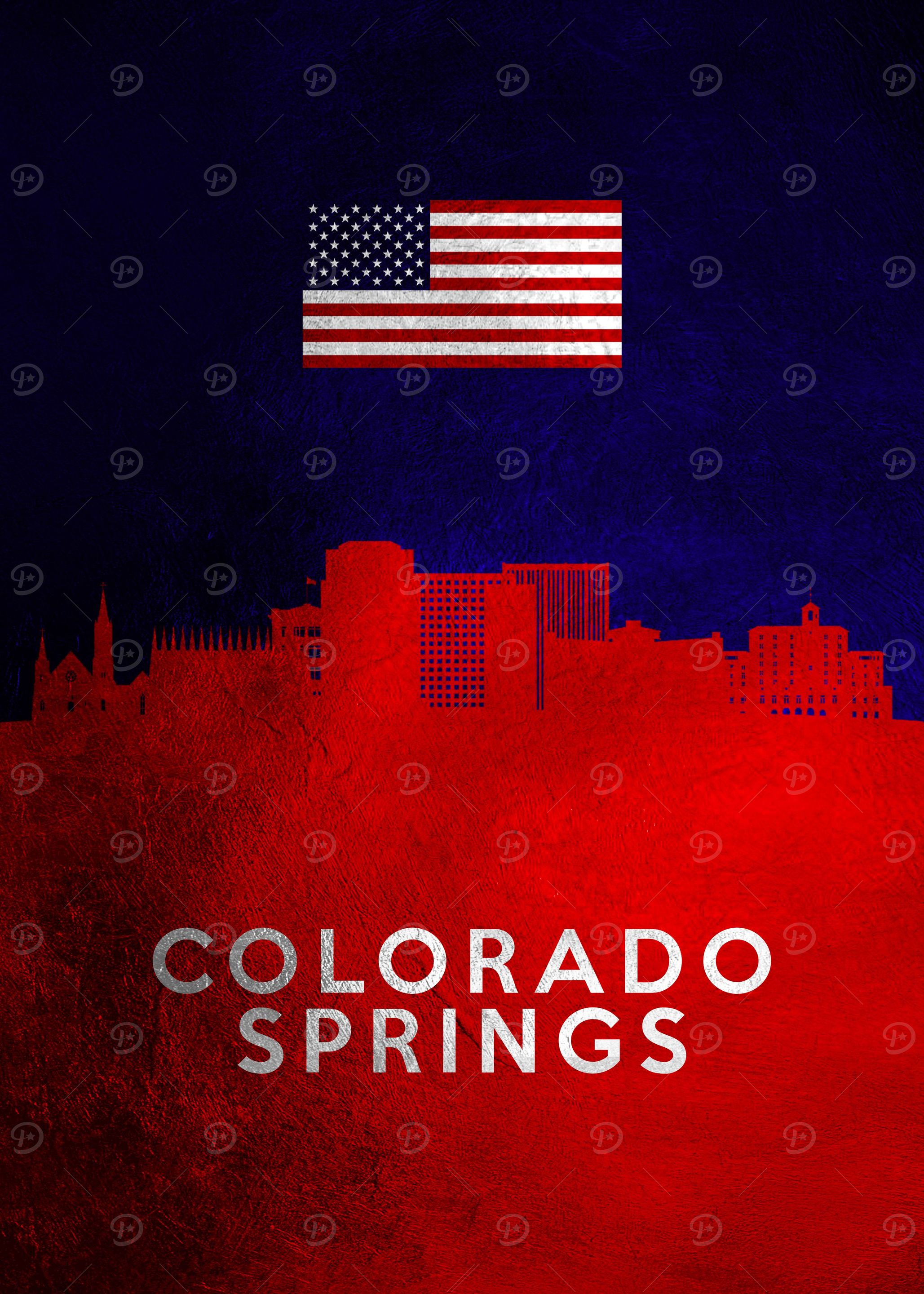 Colorado Springs Skyline