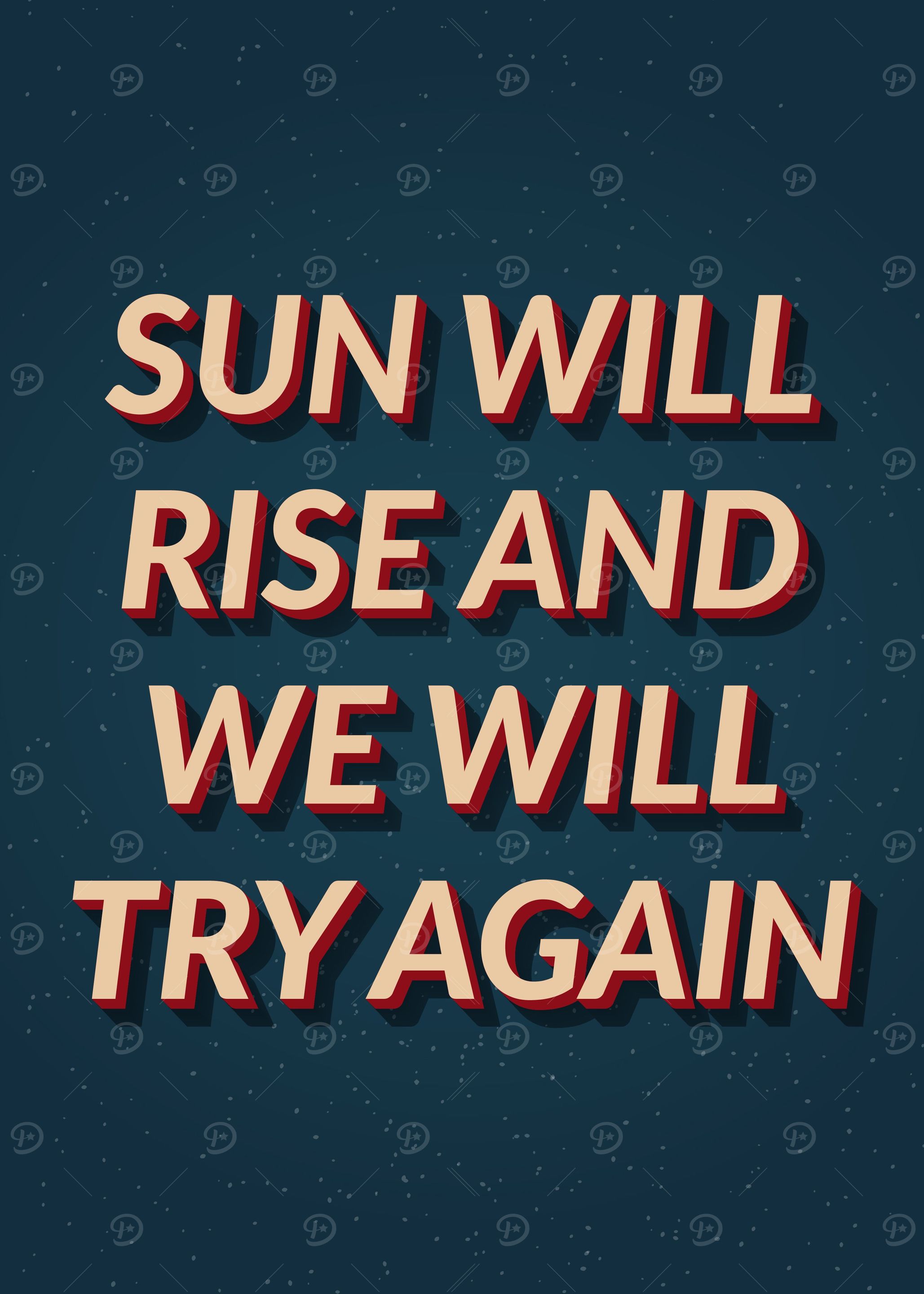 Vintage Motivation Quote