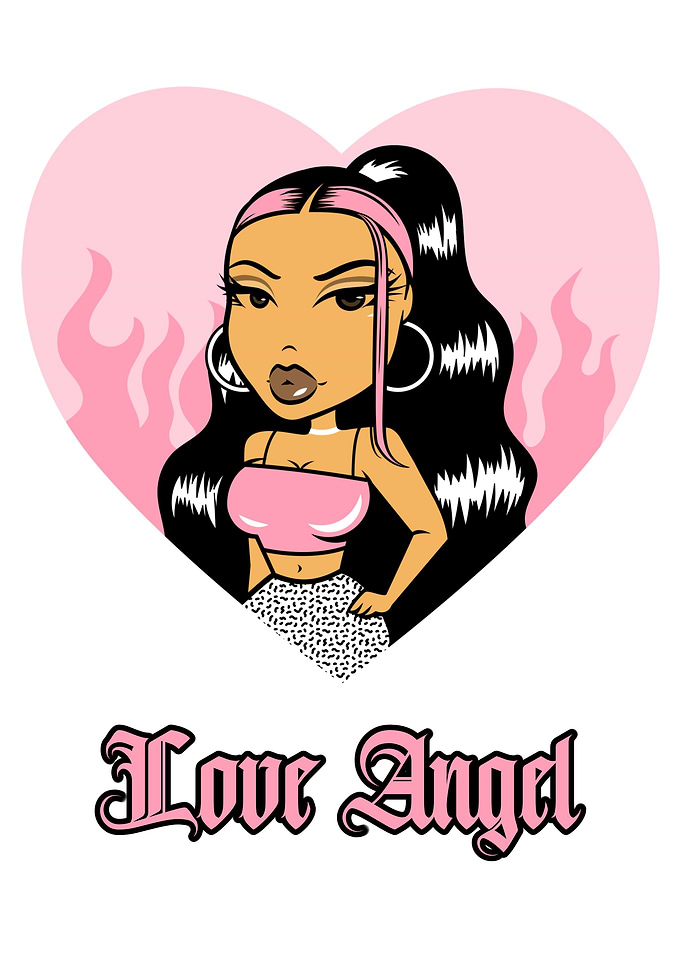 Sexy Love Angel Girl
