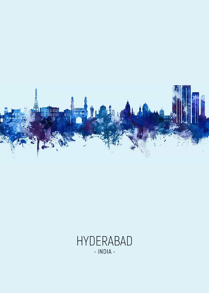 Hyderabad Skyline India