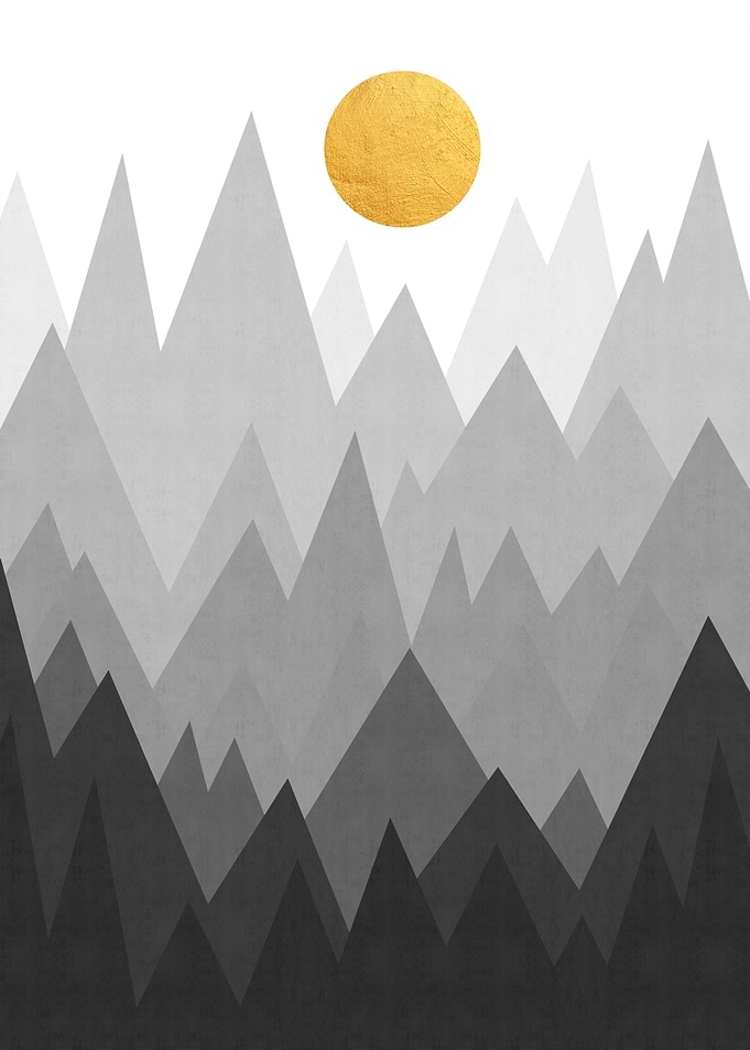 Golden landscape IV
