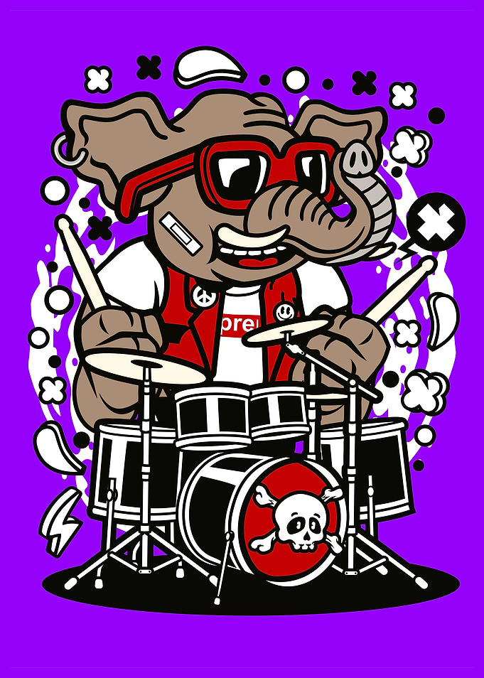 Elephant Drummer