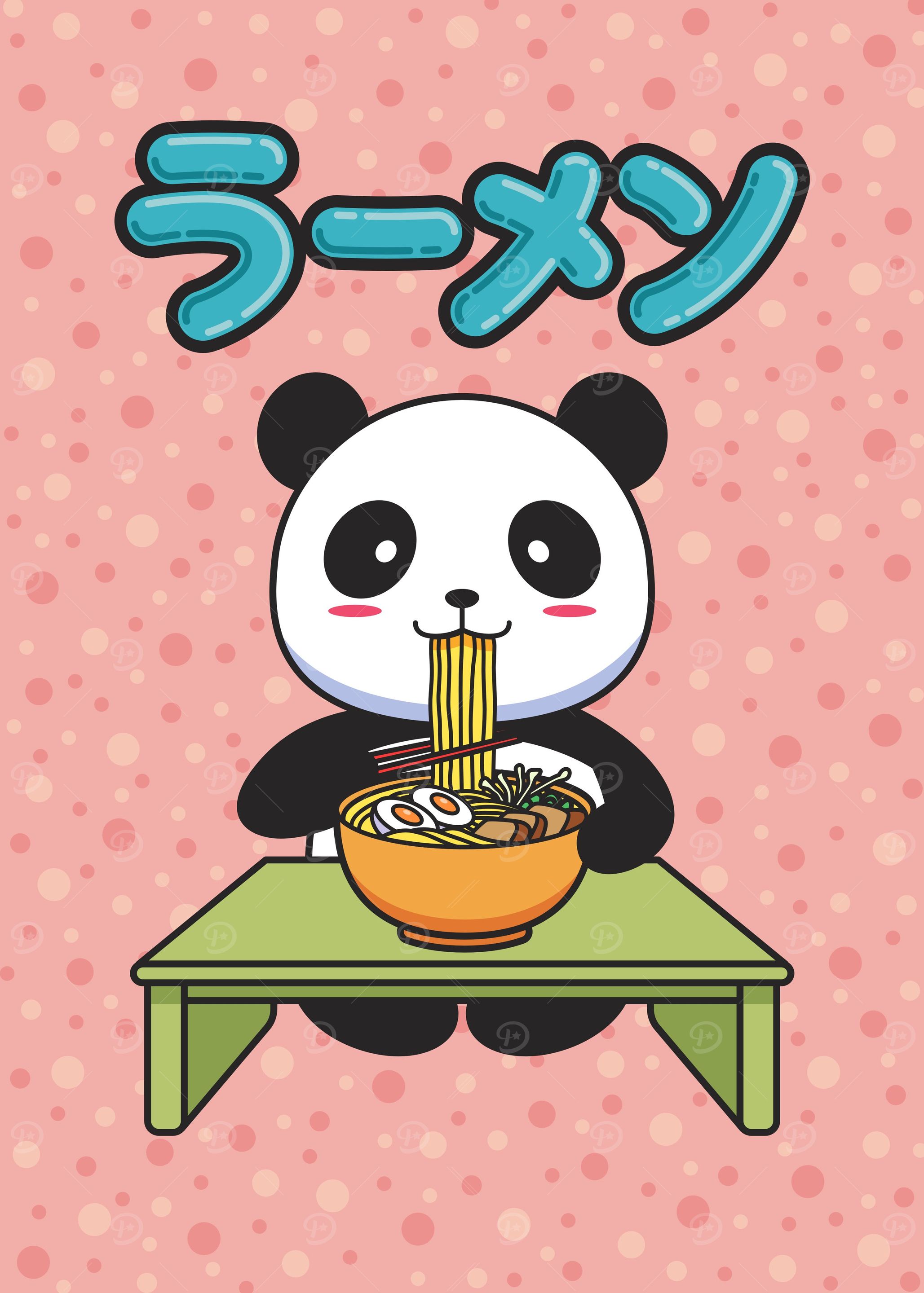 Kawaii Ramen Panda