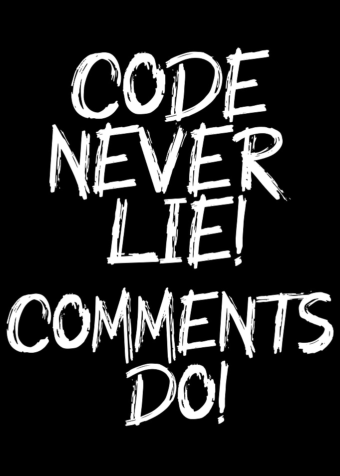 Code never lie