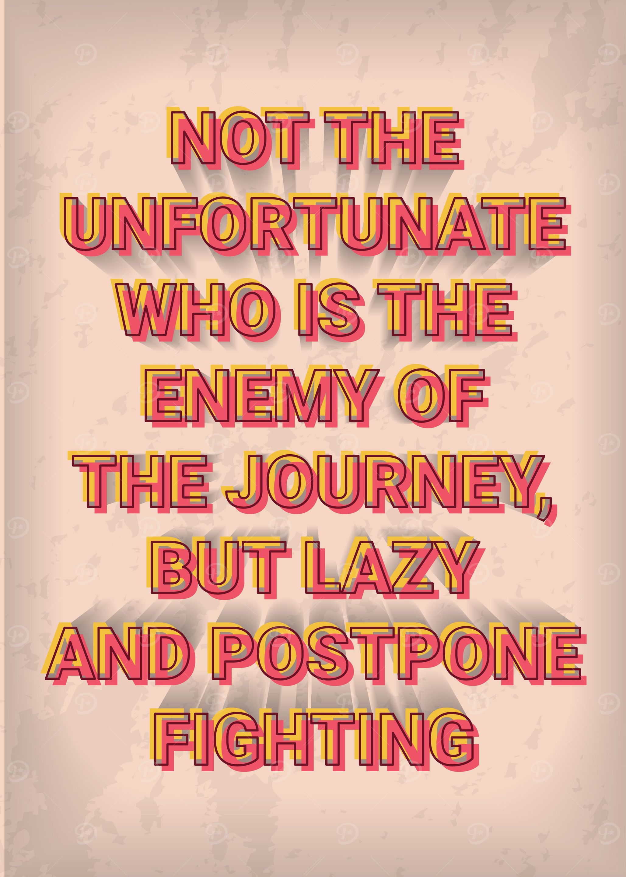 Vintage Motivation Quote
