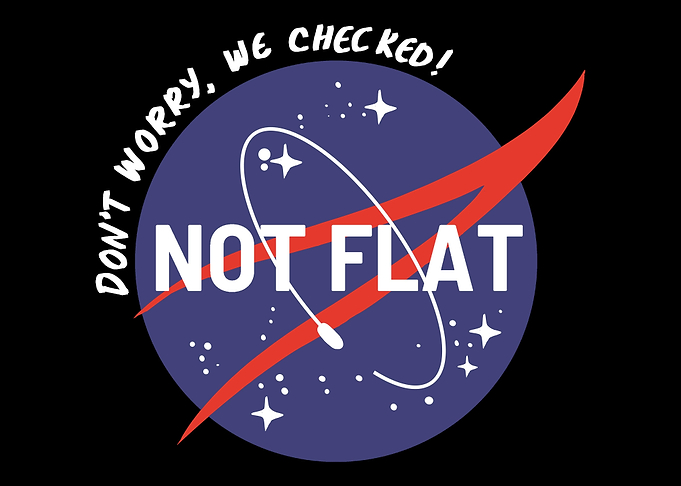 NASA Not Flat Spaceman Gif