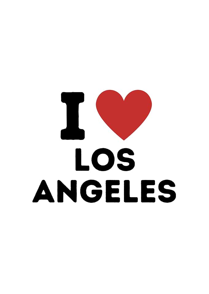 I Love Los Angeles Simple