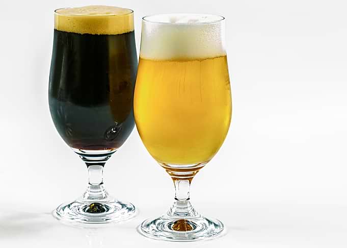 Two types of beer