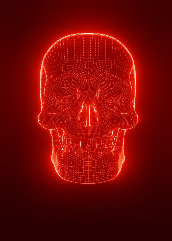 Glowing Skull
