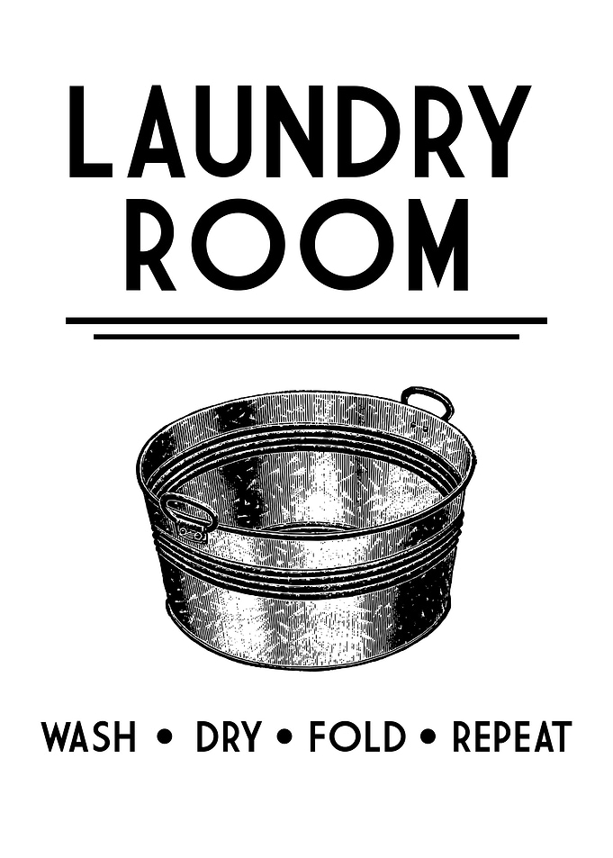 LAUNDRY ROOM WHITE