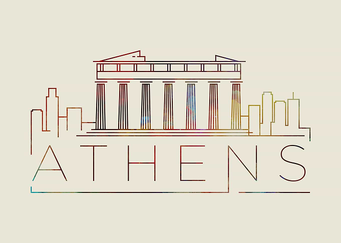Athens Thin Line City