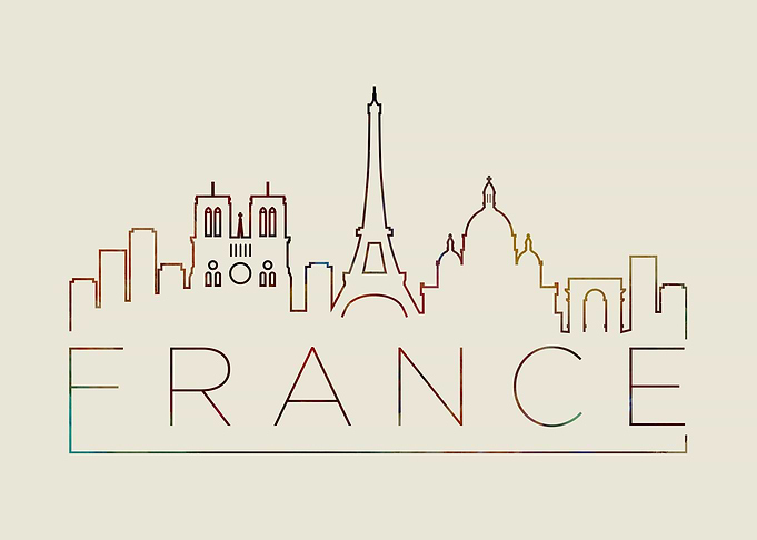France Thin Line City
