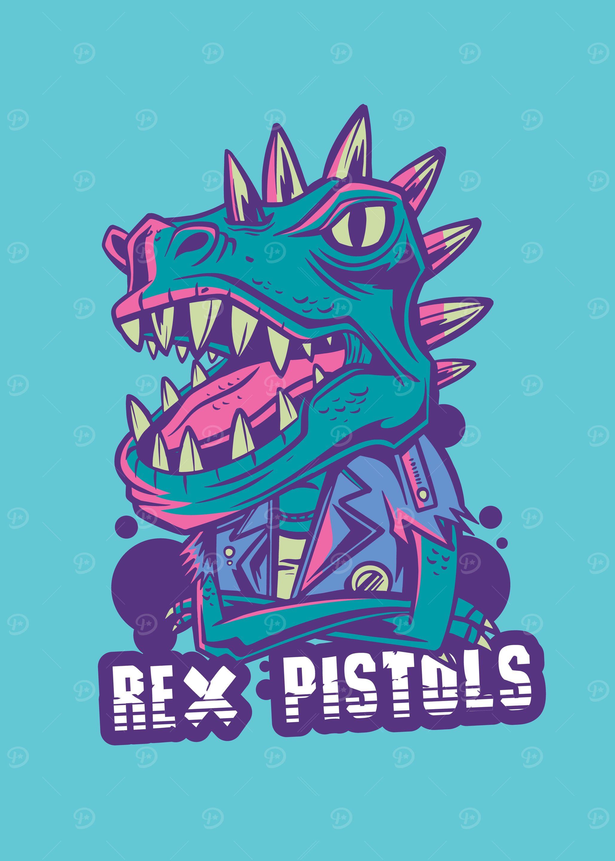 Rex Pistols Dino Punk