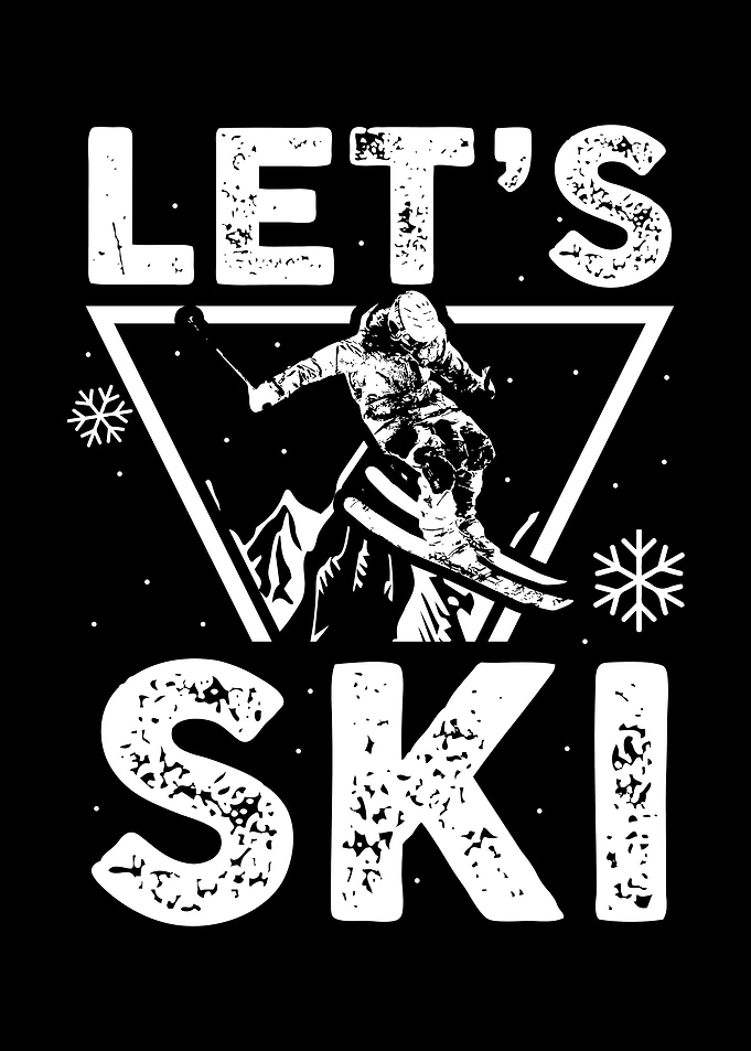 Lets Ski Skiers Winter