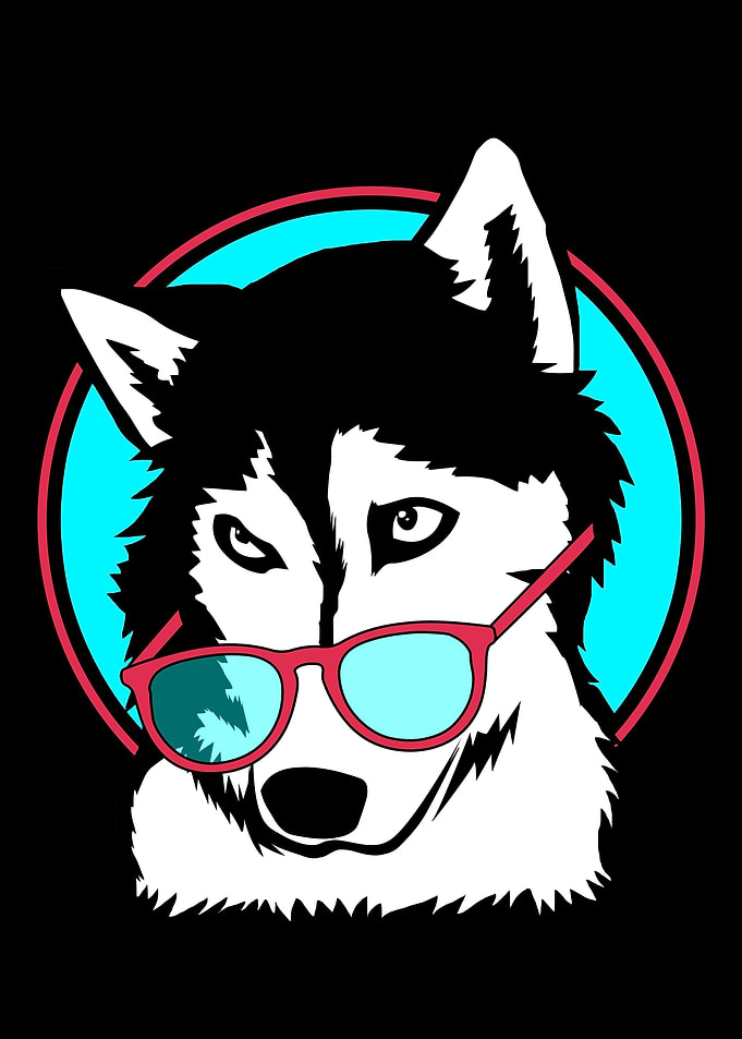 Husky Cool Alaskan Dad Mom