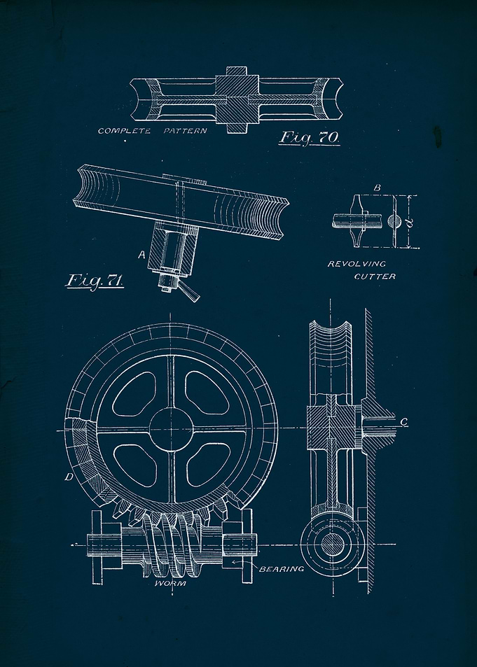 Revolving Cutter Blueprint