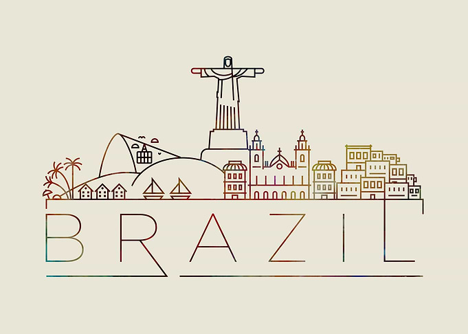 Brazil Thin Line City