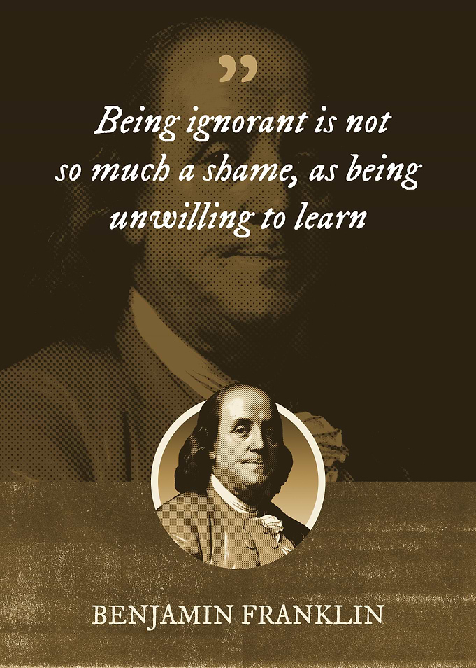 Being ignorant is not so