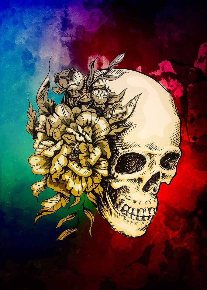Sugarskull Flowers
