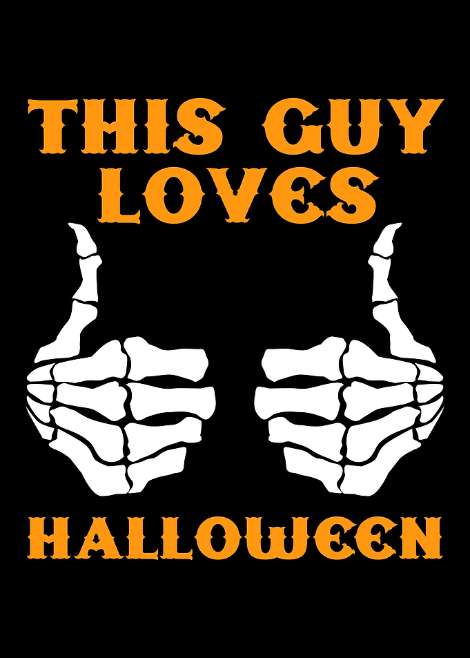 This guy loves Halloween