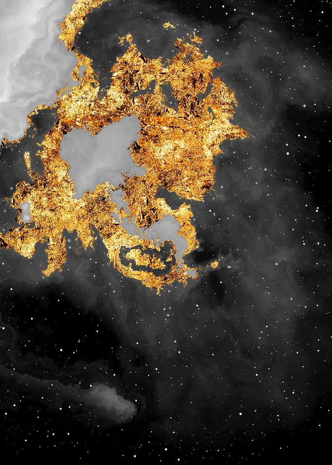100 Starry Nebulas B and W