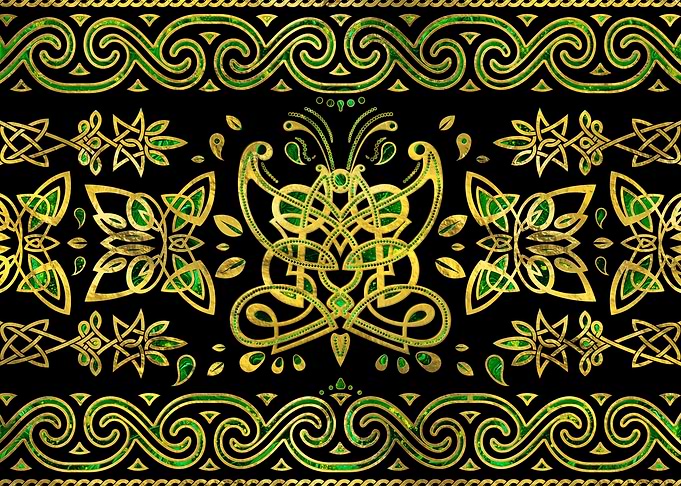 Celtic Butterfly Ornament