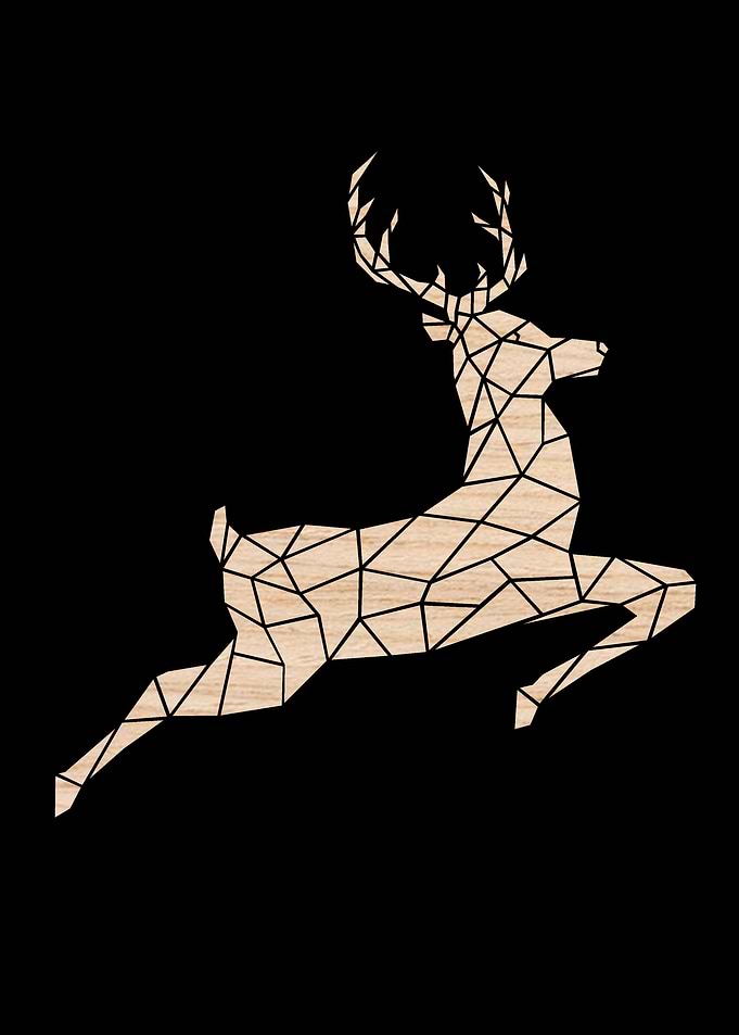 Oak Jumping Deer