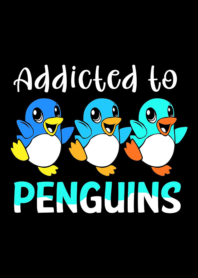 Cute Penguin Team Family