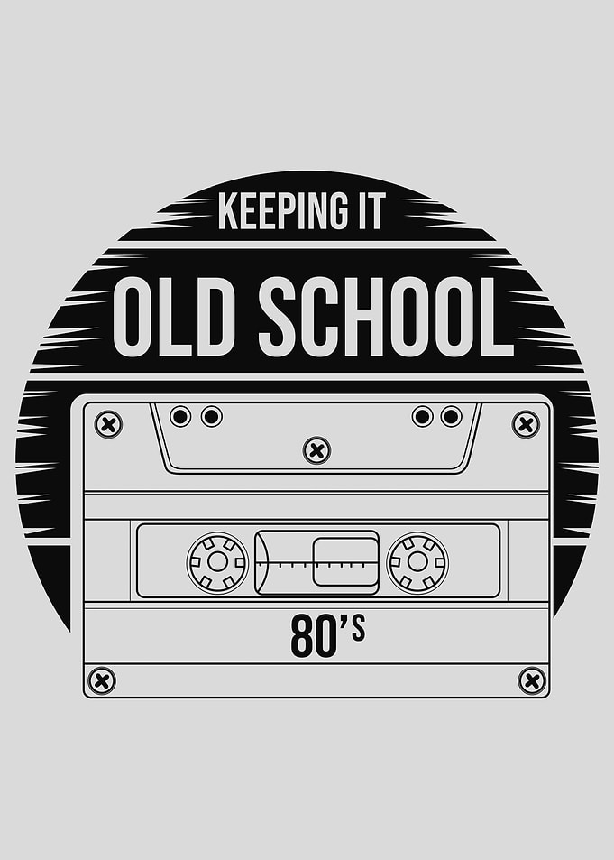 Old School Music Cassette