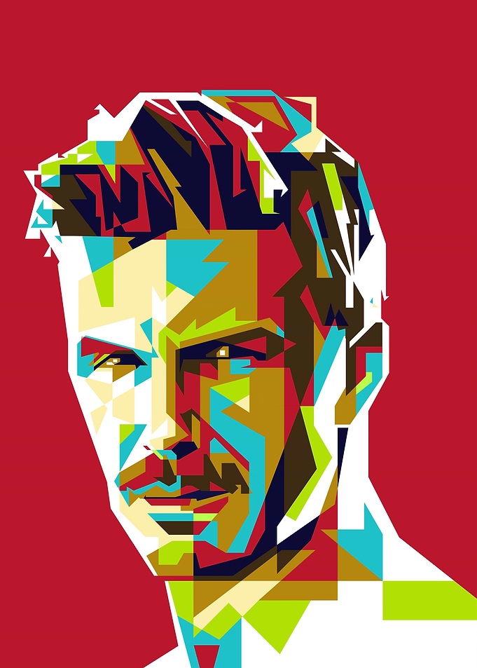 David Beckham WPAP art