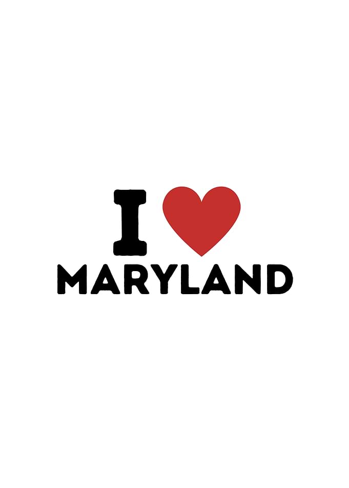 I Love Maryland Simple