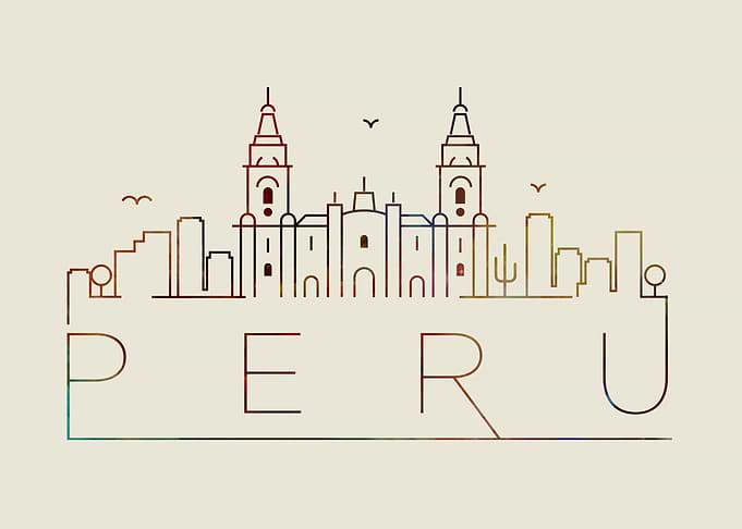 Peru Thin Line City