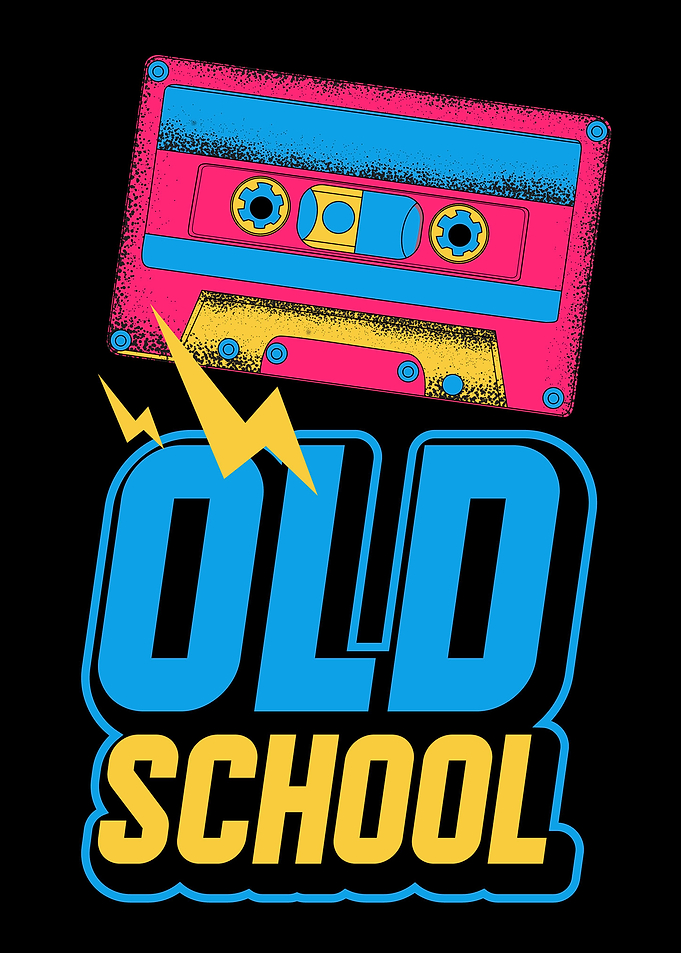 Old School Music Cassette